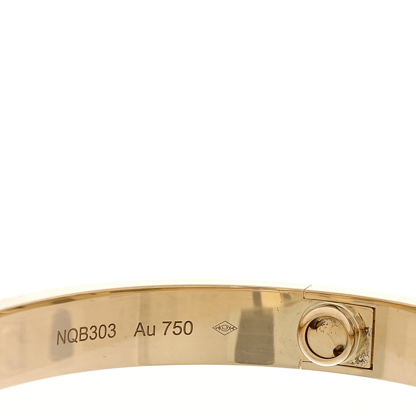 18K Yellow Gold LOVE Bracelet 15