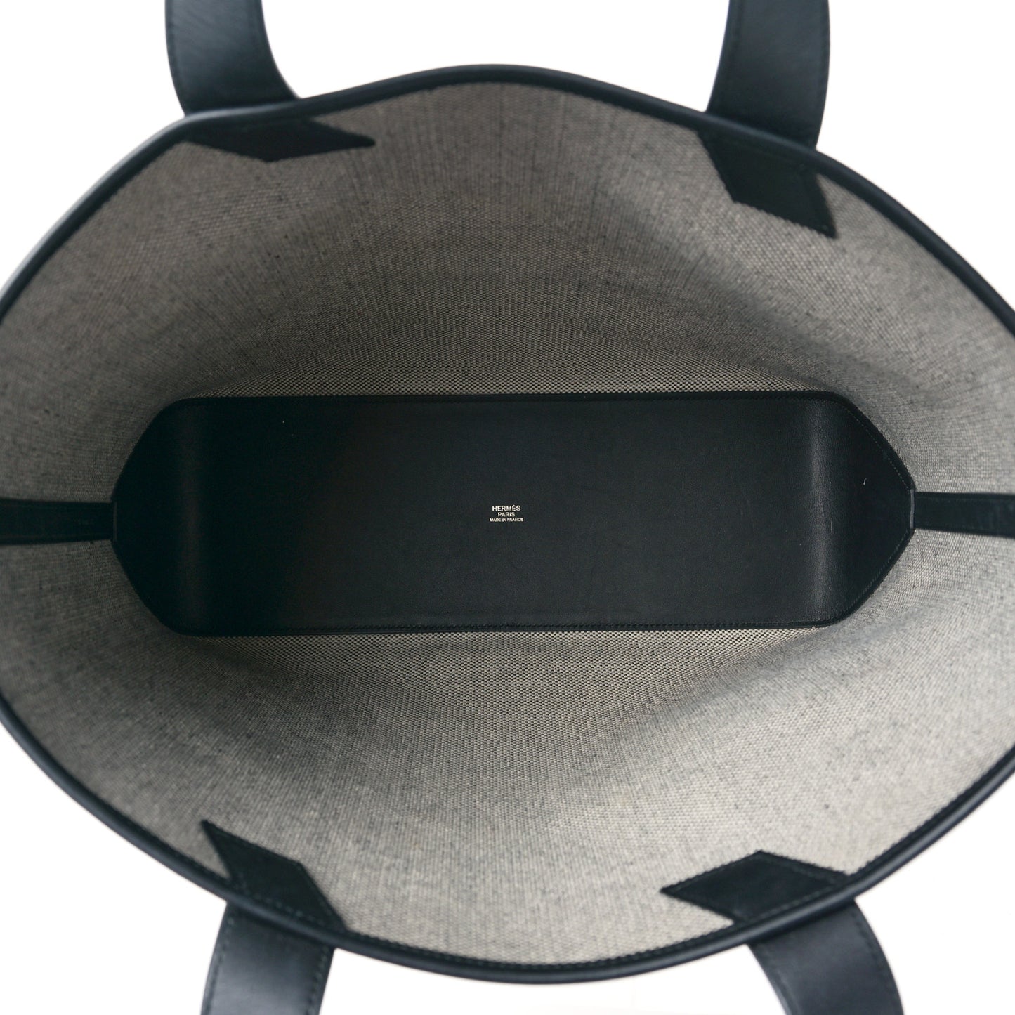 Swift H Canvas Cabas H En Biais 40 Black Ecru
