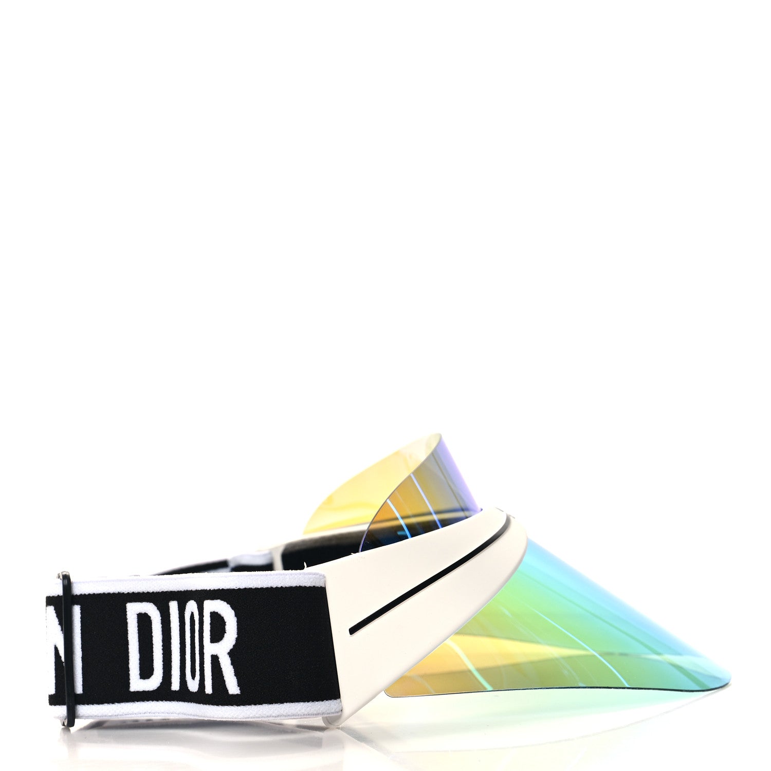Christian Dior Mirrored DiorClub1 Sun Visor Blue 6 of 9