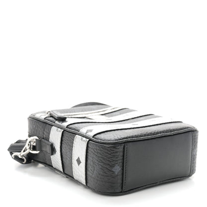 MCM Visetos Spot Crossbody Bag Black 4 of 9