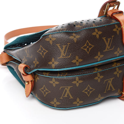 Louis Vuitton Monogram SC Flore Saumur Teal 9 of 10