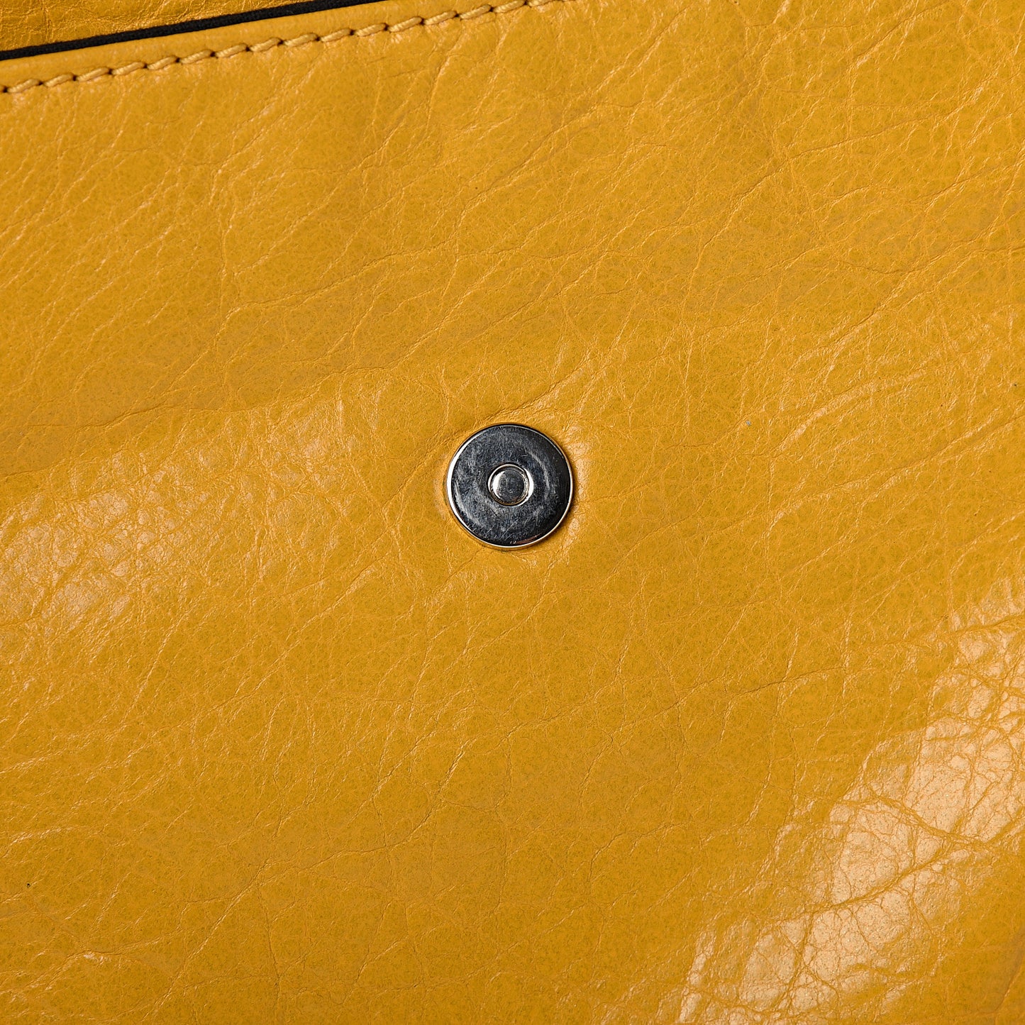 Agneau Giant 12 Silver Hardware Envelope Clutch Mangue