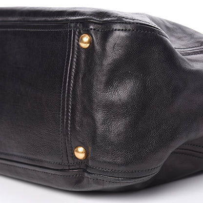 Prada Glace Calf Hobo Black 6 of 11
