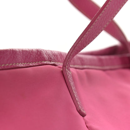 Prada Tessuto Nylon Jacquard Logo Tote 16 of 17
