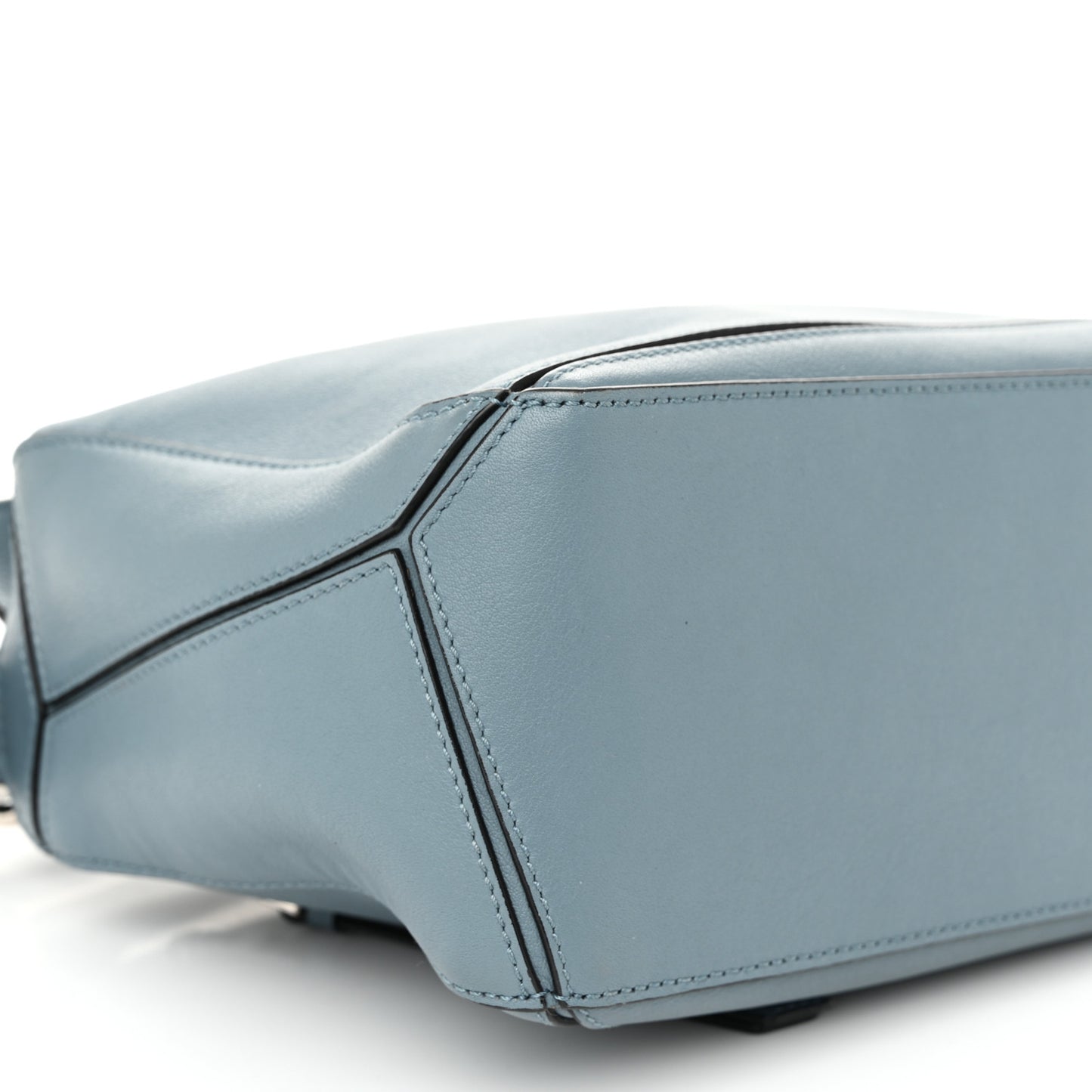 Calfskin Small Puzzle Bag Stone Blue