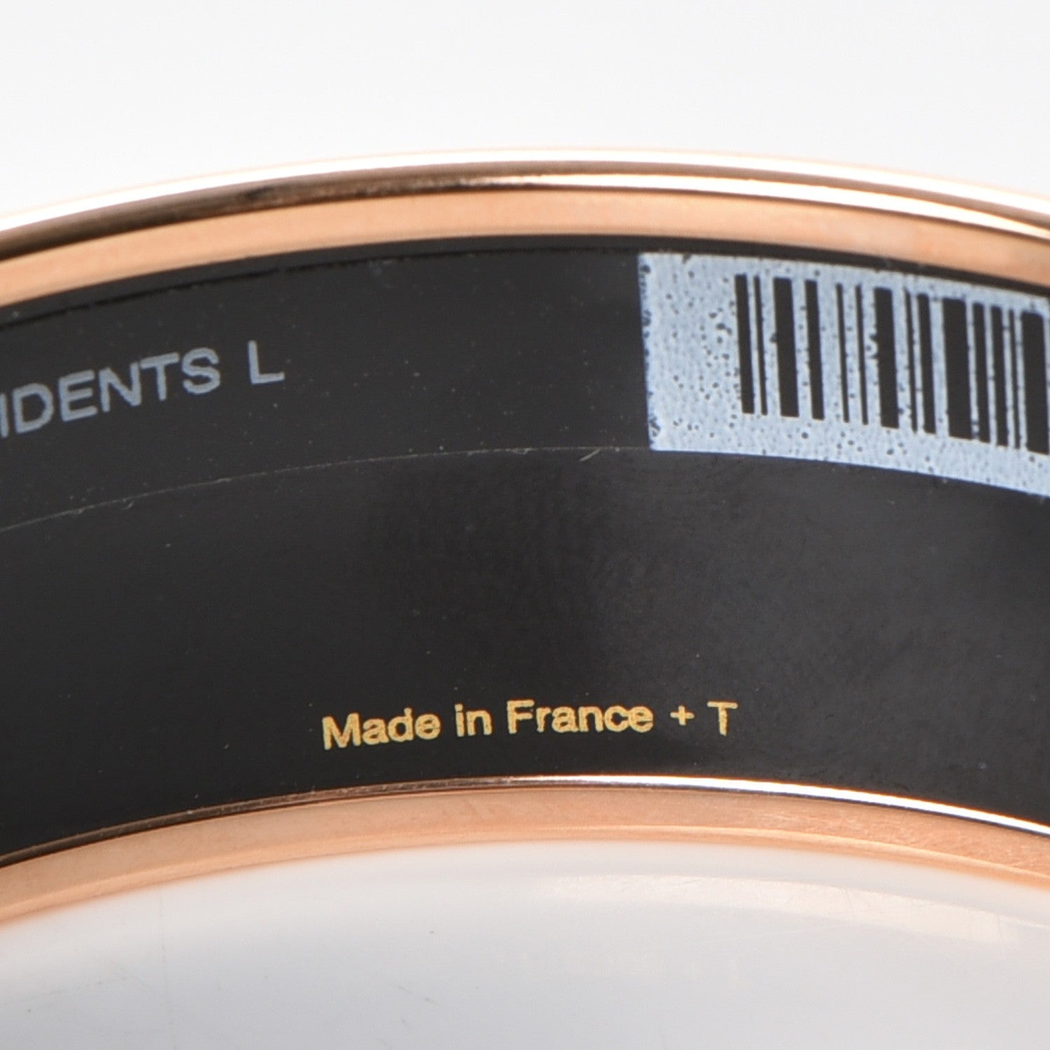 Hermes Enamel Printed Harnais des Presidents Wide Bracelet 65 Positif Negatif 5 of 5