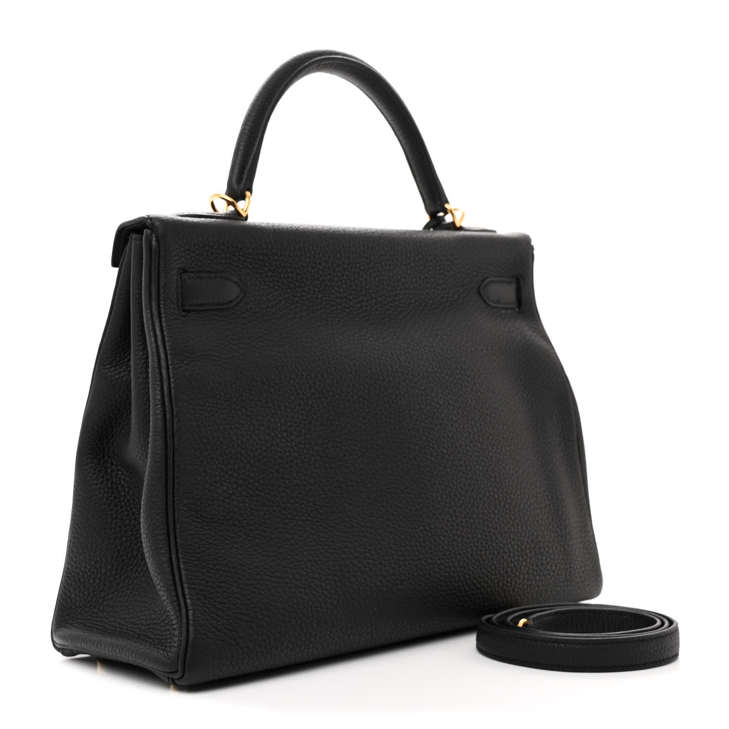 Hermes Togo Kelly Retourne 32 Black 3 of 15