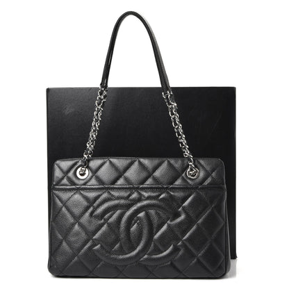 Chanel Caviar Quilted Timeless CC Tote Black 8 of 8