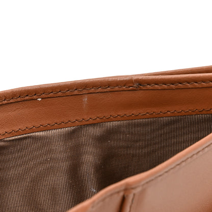 Prada Calfskin Small Triangle Wallet Cognac 8 of 10