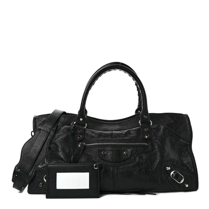 Balenciaga Agneau Classic Silver Hardware Part Time Black 1 of 13