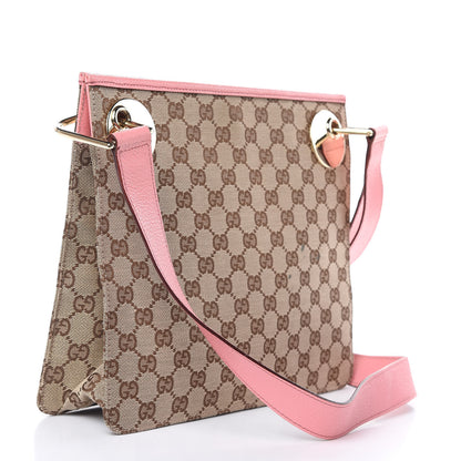 Gucci Monogram Eclipse Messenger Bag Pink 3 of 14