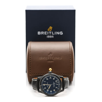 Breitling PVD Stainless Steel Calfskin 41mm Navitimer 8 Automatic Watch Blue M17314 5 of 5