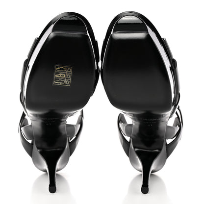 Saint Laurent Patent Tribute 105 Platform Sandals 41 Black 5 of 10