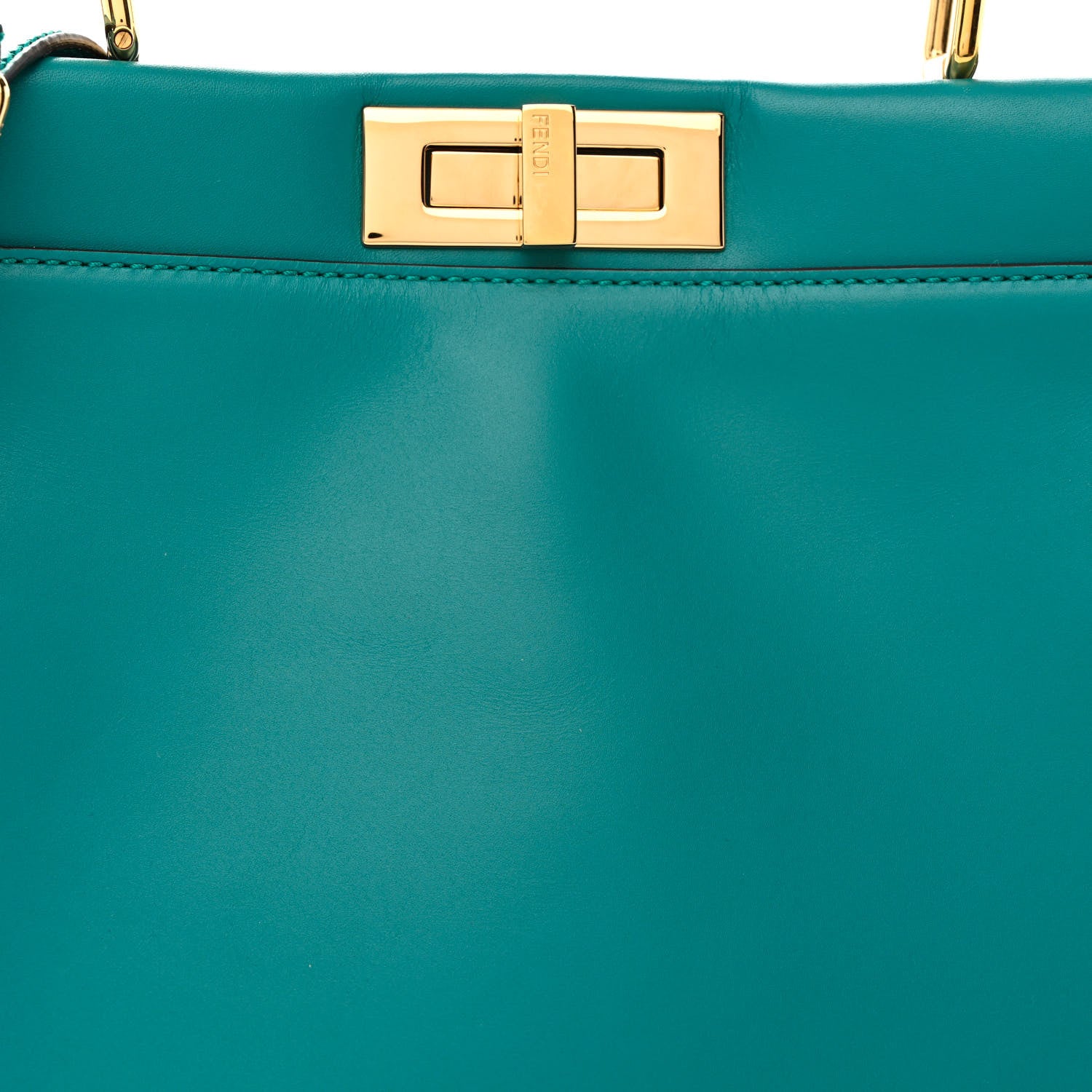 Fendi Vitello Morgan Fabric Jacquard Pequin Medium Peekaboo Iconic Satchel Lago Tobacco Black 9 of 11