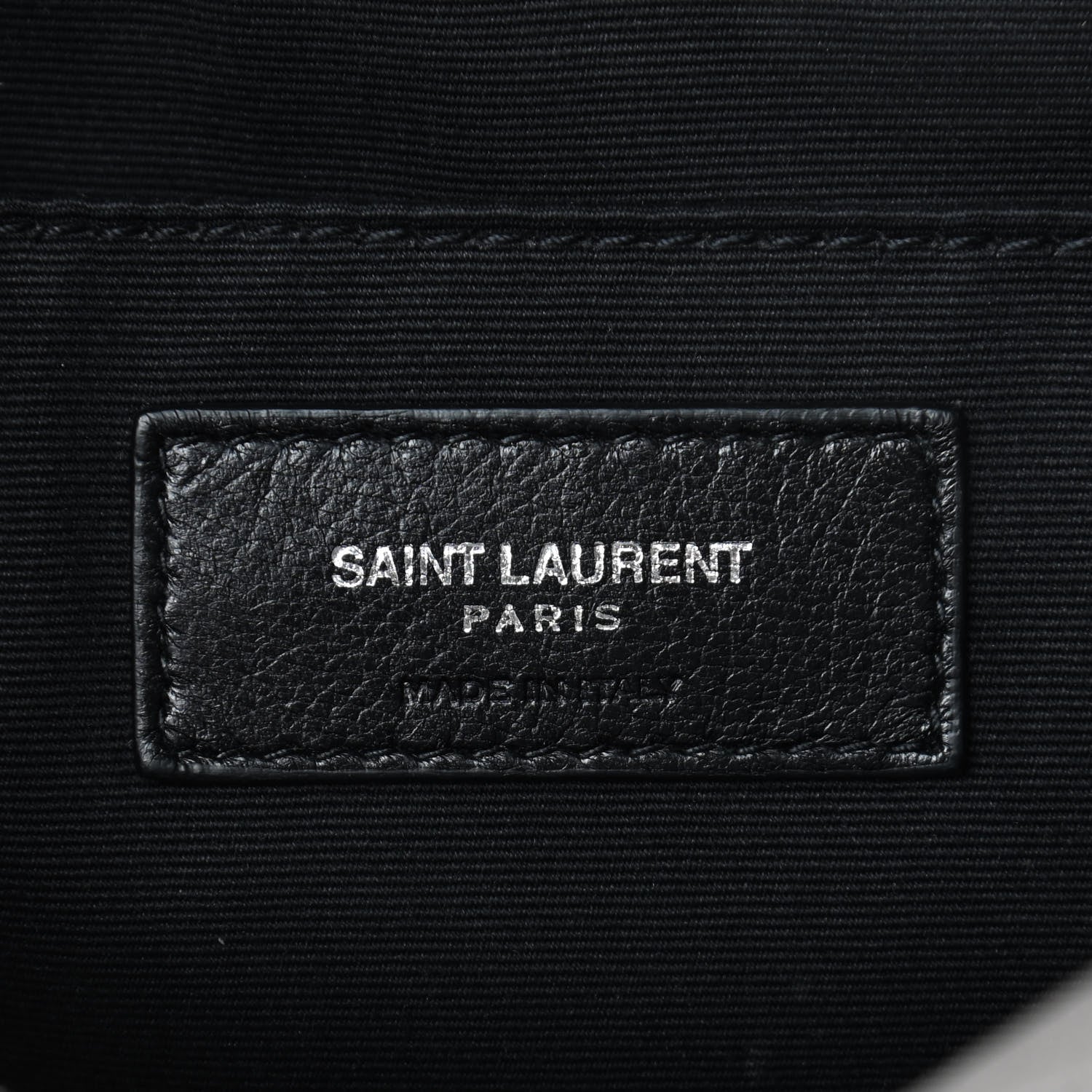 Saint Laurent Lambskin Monogram Small Lou Camera Bag Asphalt 15 of 17