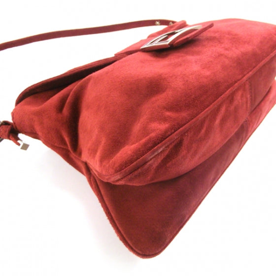 Suede Baguette Red