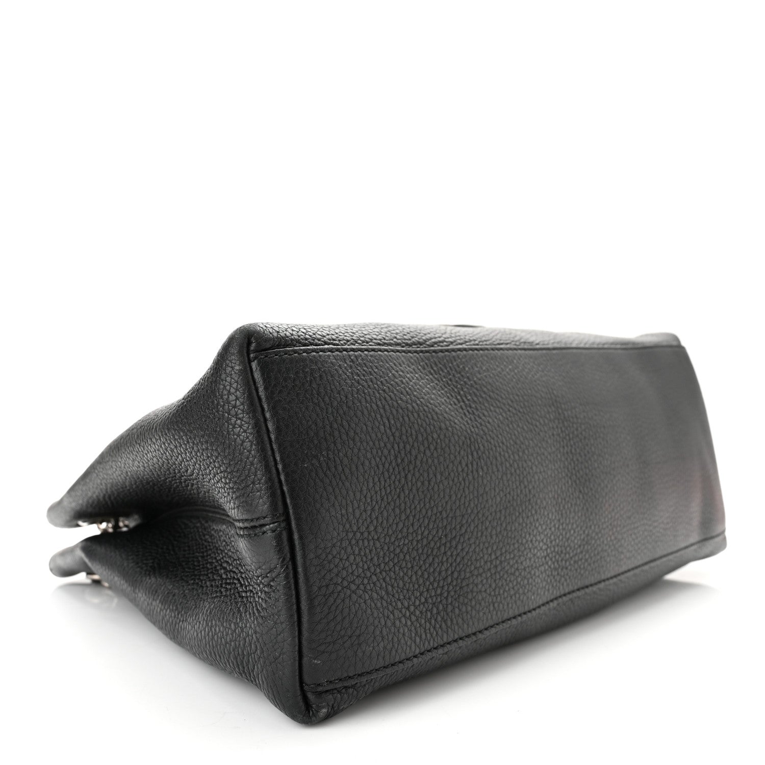 Gucci Pebbled Calfskin Studded Medium Soho Chain Shoulder Bag Black 4 of 10