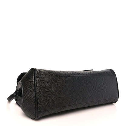 Chanel Grained Calfskin Stitched Urban Essentials Small Shopping Bag Black 4 of 10