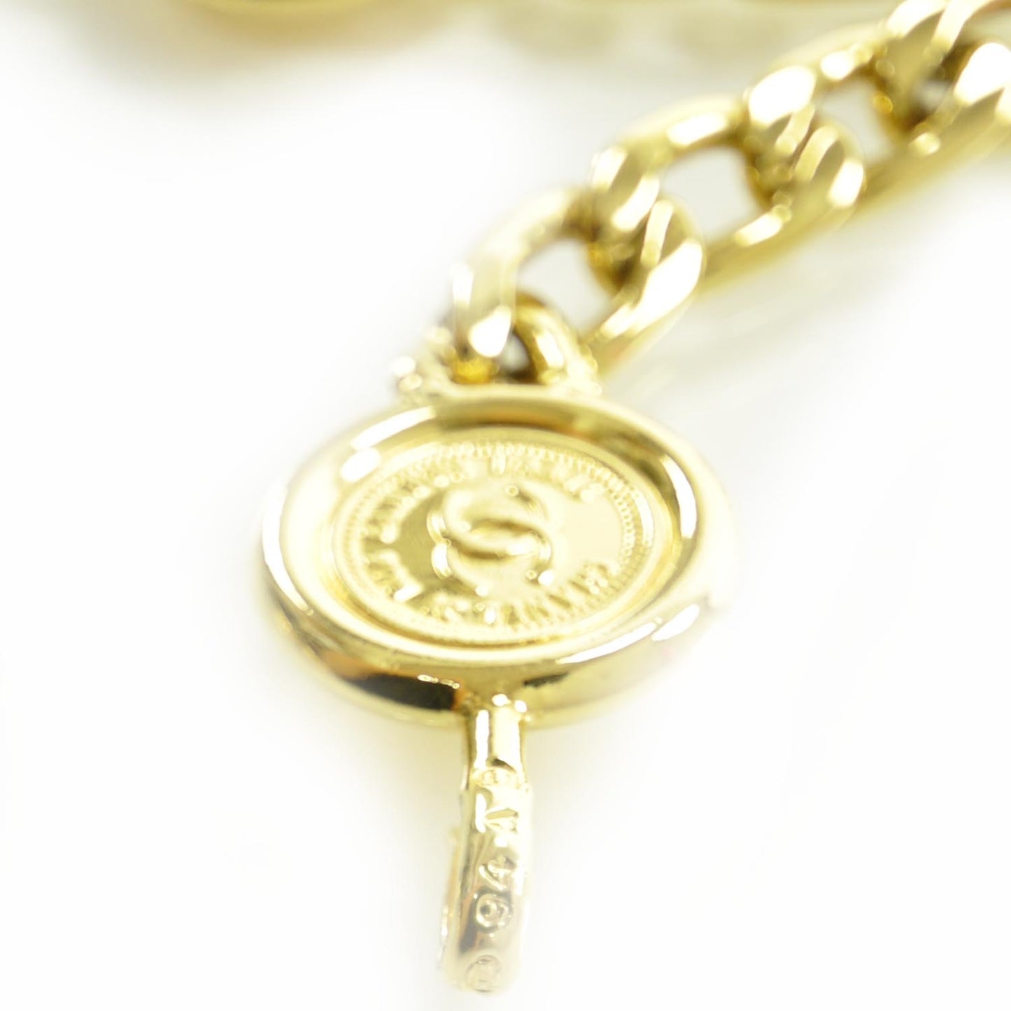 CC Coin Chain Belt Gold