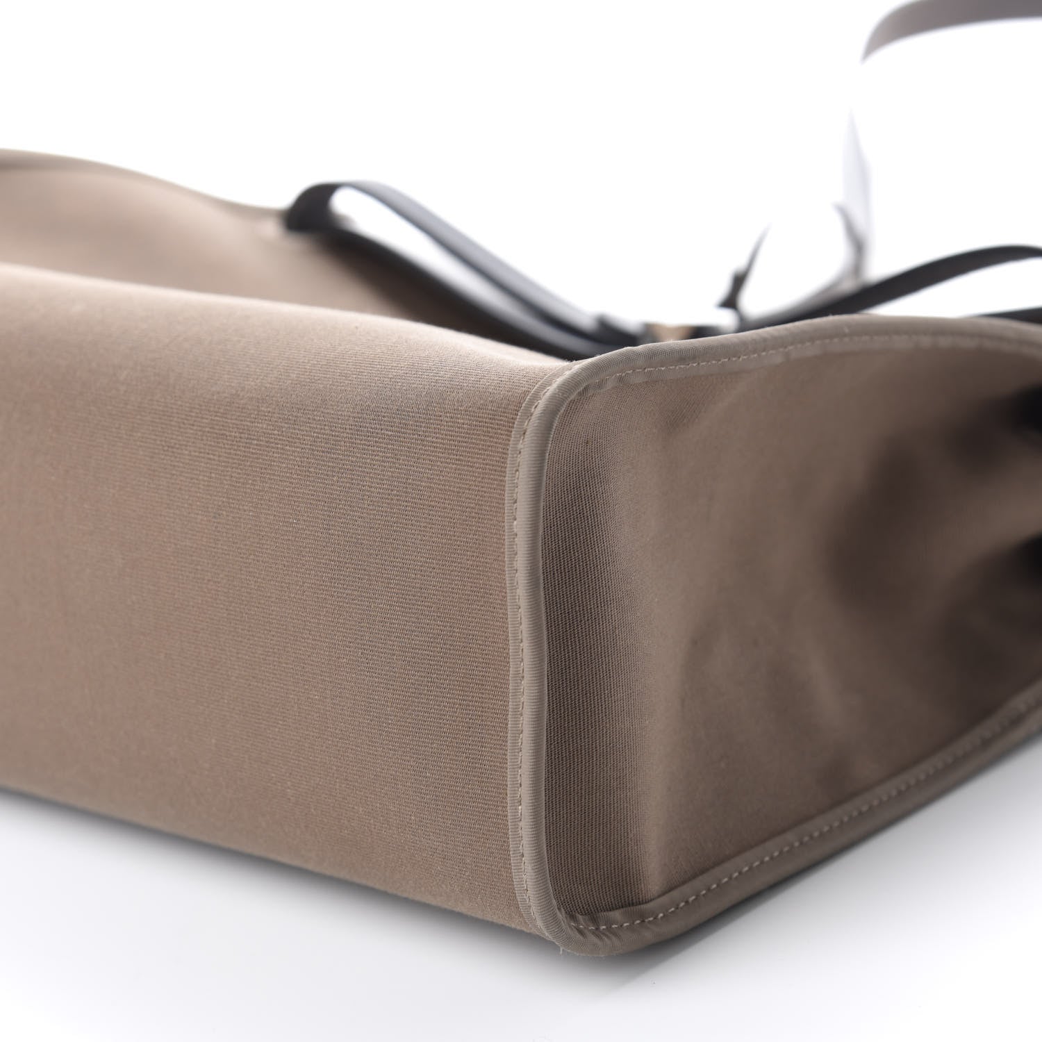 Hermes Vache Hunter Toile Herbag Zip 31 PM Etoupe Bleu Saphir 8 of 11