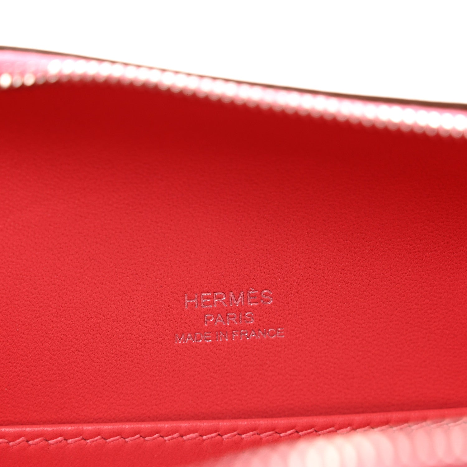 Hermes Tadelakt Mini Pochette Maxibox Rose Lipstick 6 of 9