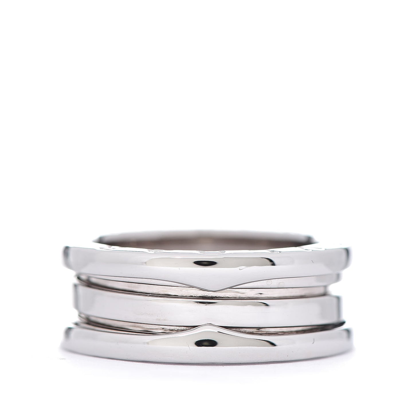 18K White Gold B.Zero1 Two-Band Ring 53 6.25