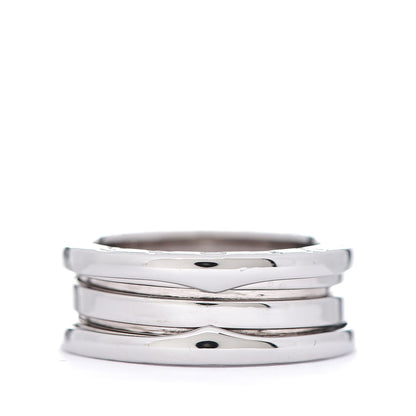 Bulgari 18K White Gold B.Zero1 Two-Band Ring 53 6.25 3 of 6