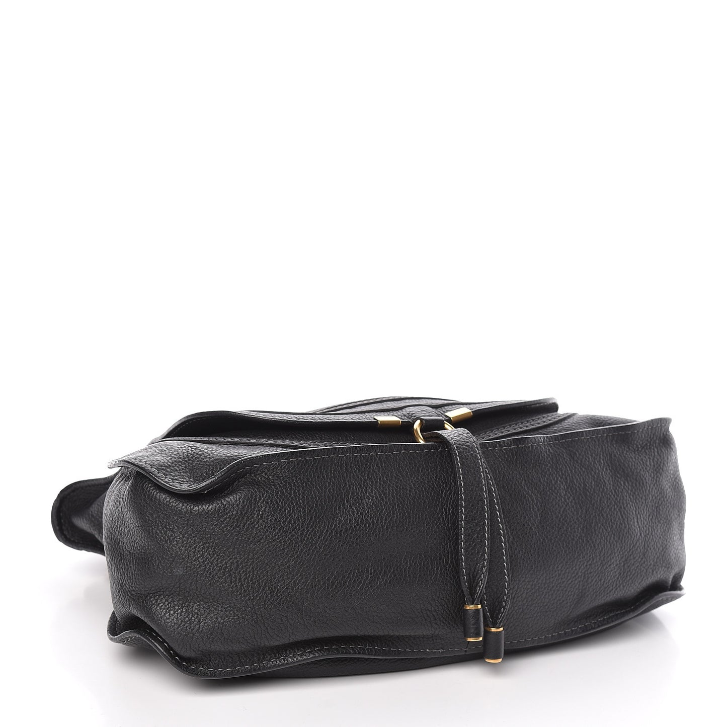 Calfskin Medium Marcie Satchel Black