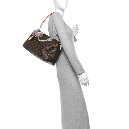 Louis Vuitton Monogram 57th Street NYC Speedy Soft 30 Silver 3 of 17