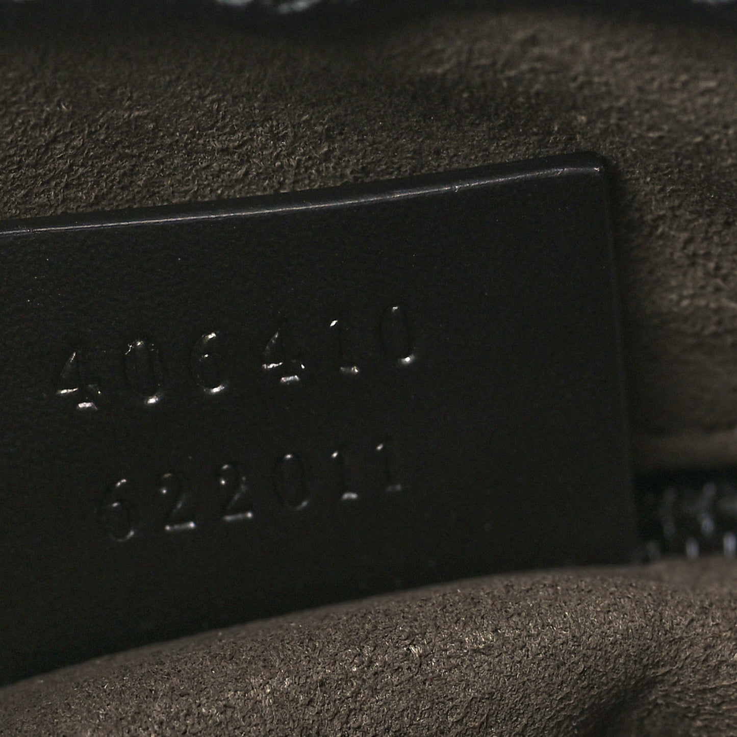 Guccissima Signature Small Messenger Bag Black