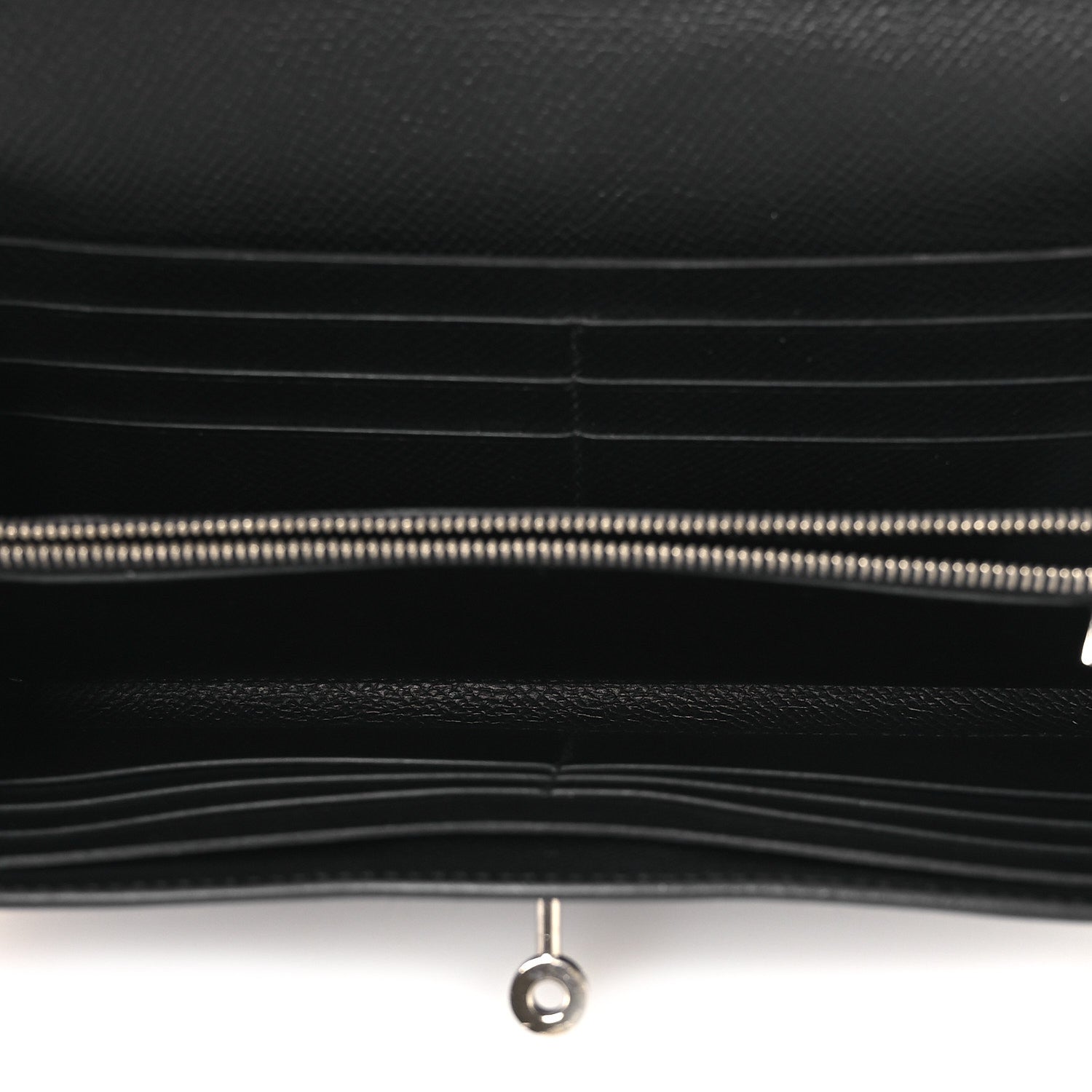 Hermes Epsom Kelly Longue Wallet Black 5 of 9