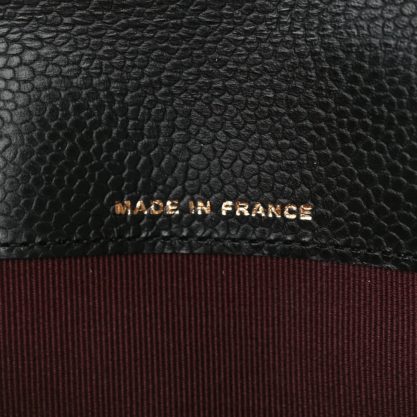Caviar Quilted Large Gusset Flap Wallet Black