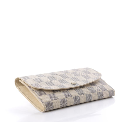 Louis Vuitton Damier Azur Emilie Wallet 4 of 8