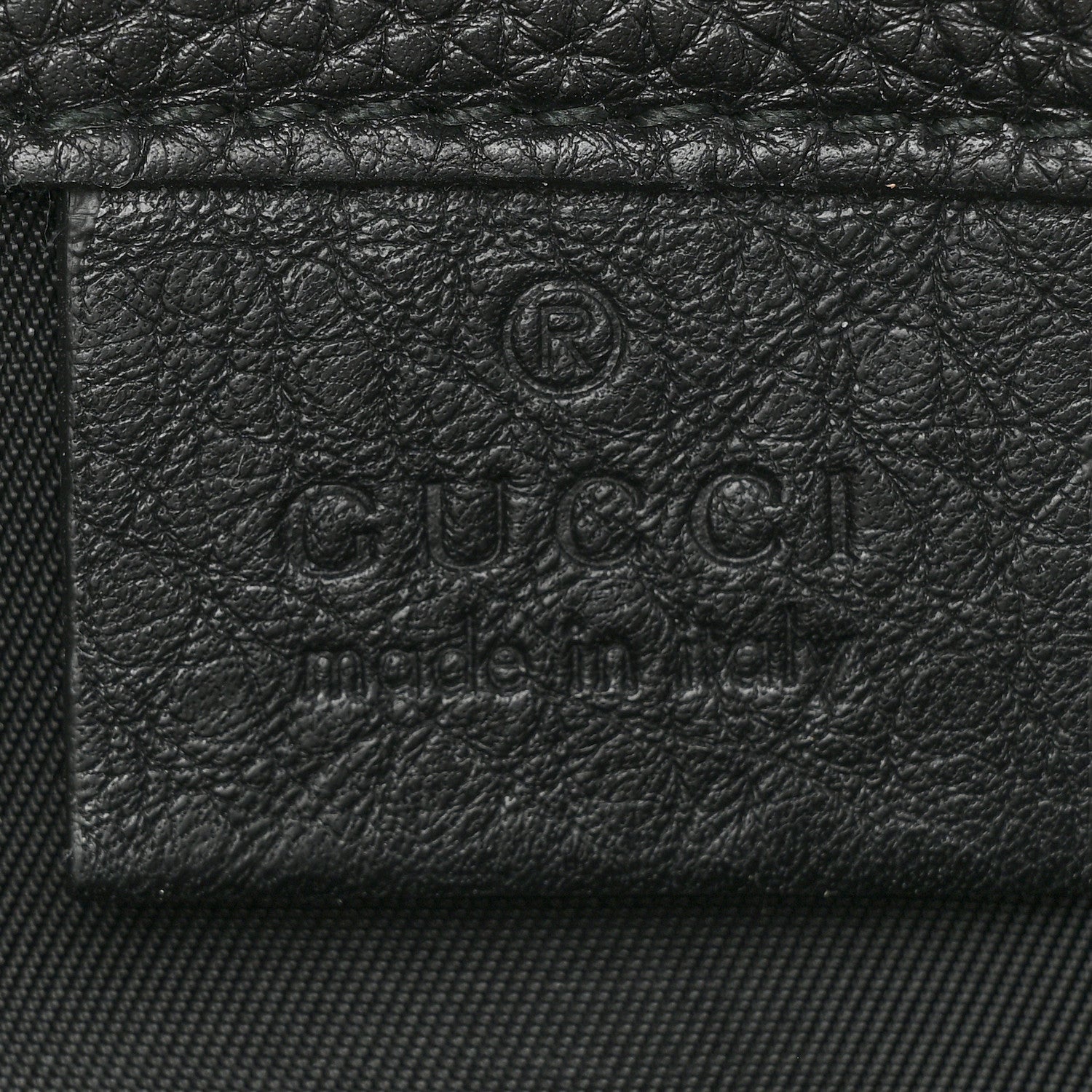 Gucci Pebbled Calfskin Soho Flap Belt Bag Black 6 of 8