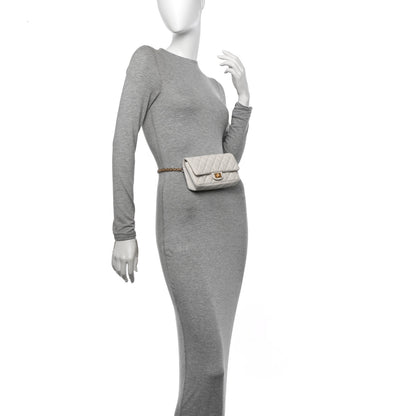 Chanel Aged Calfskin Quilted 2.55 Reissue Flap Belt Bag White 2 of 11