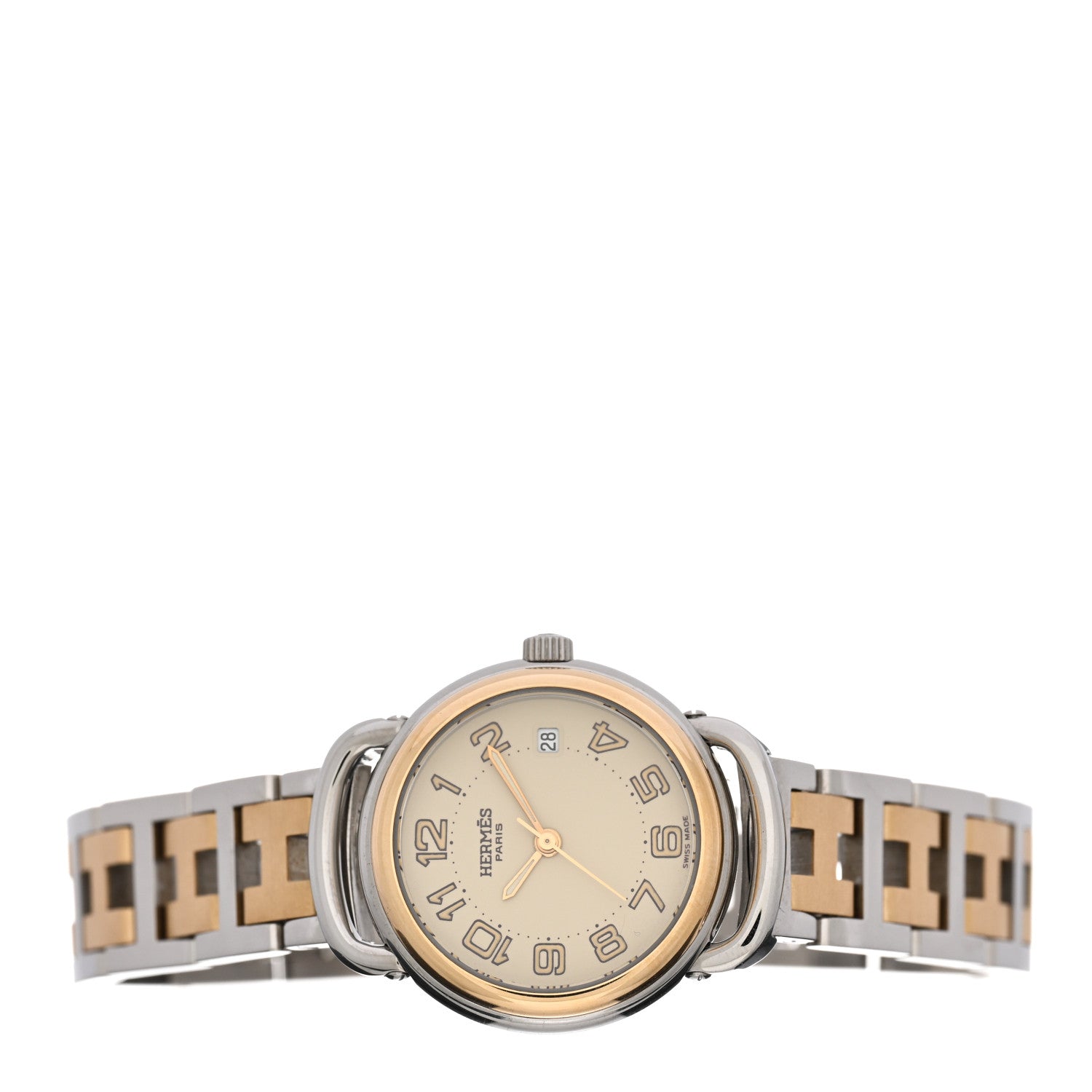 Hermes Stainless Steel 25mm Pullman Quartz Watch 2 of 4