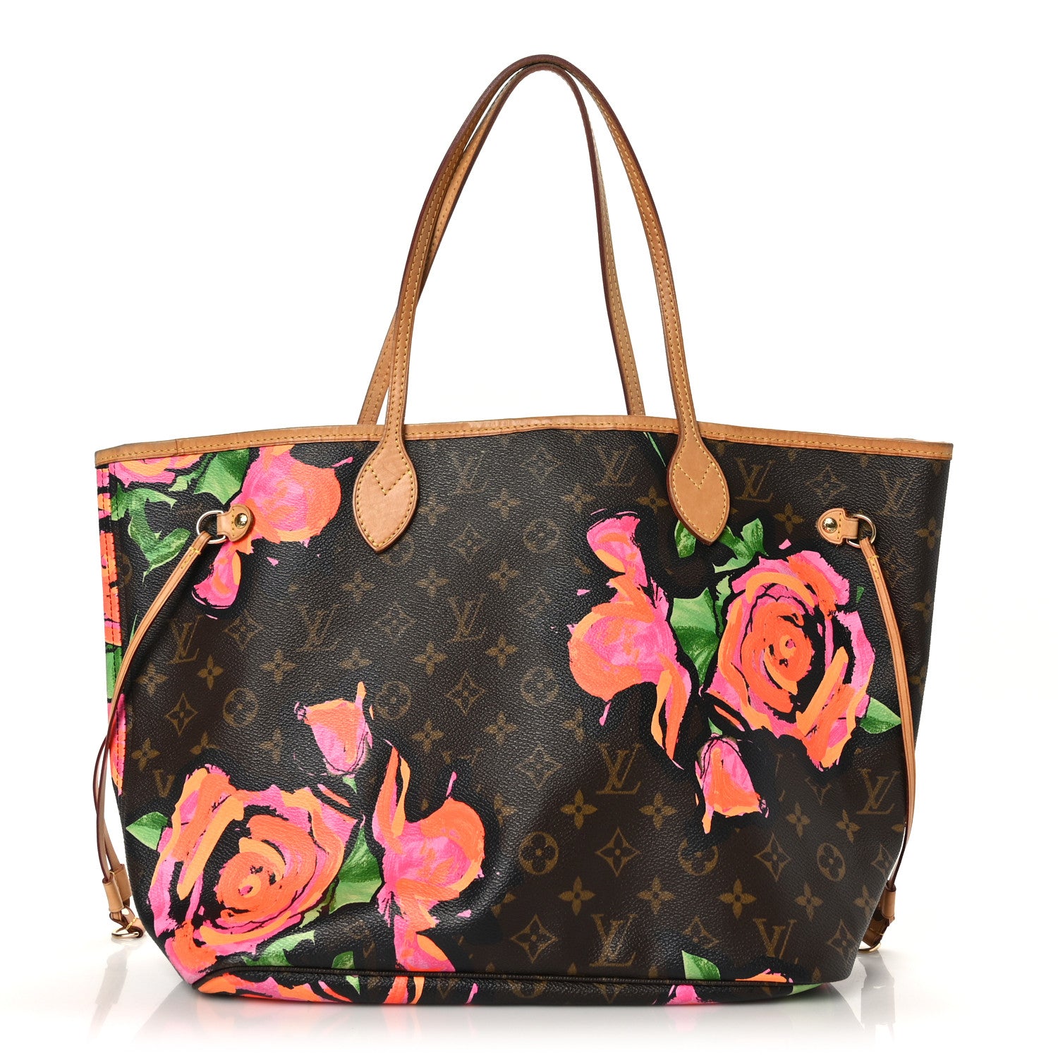 Louis Vuitton Monogram Roses Neverfull MM 1 of 8