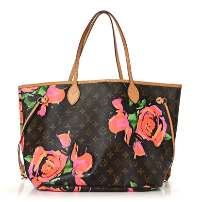 Louis Vuitton Monogram Roses Neverfull MM 1 of 8