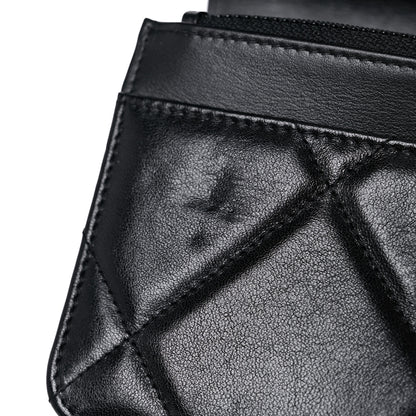 Chanel Goatskin Quilted Chanel 19 Wallet On Chain WOC Black 7 of 15
