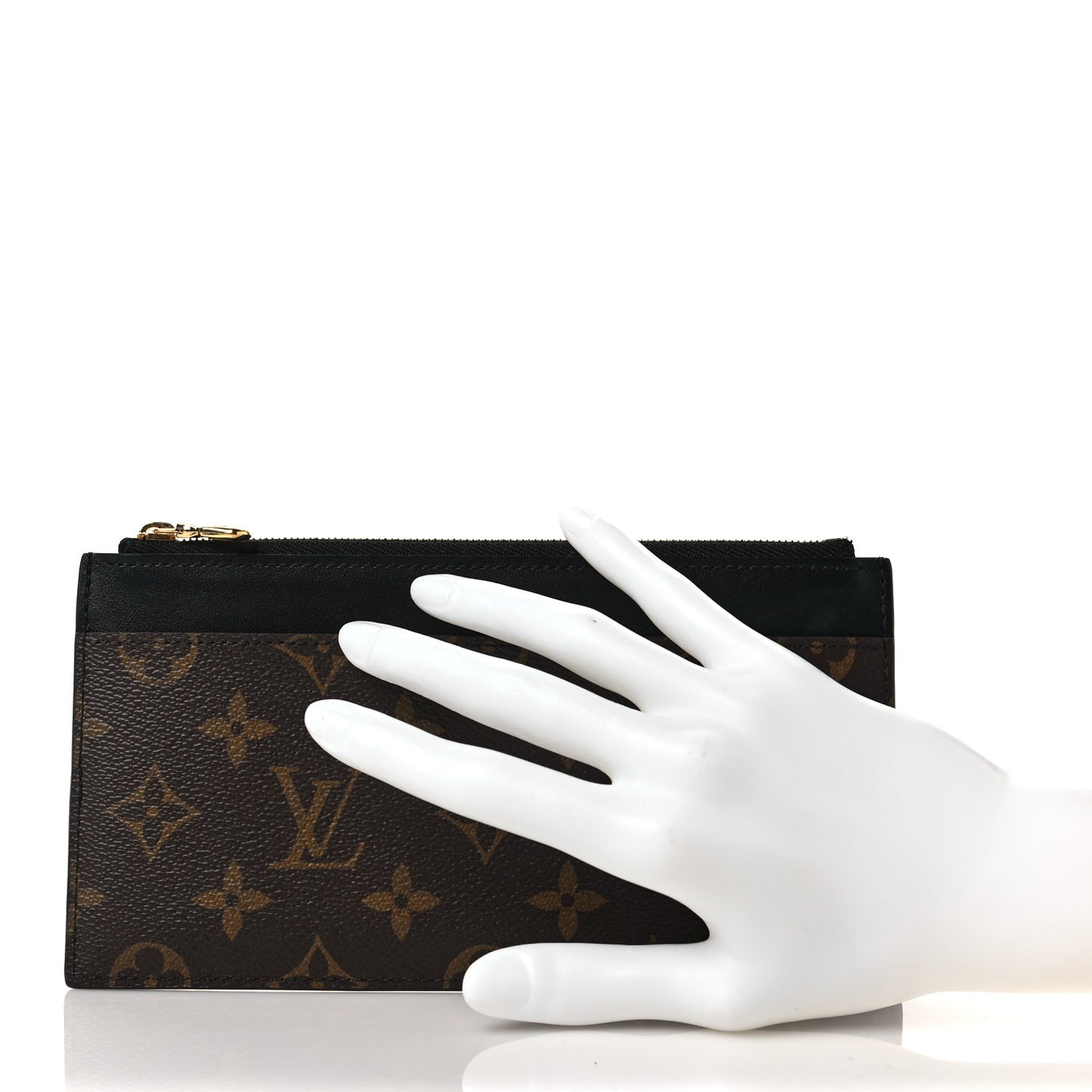 Monogram Slim Purse Black