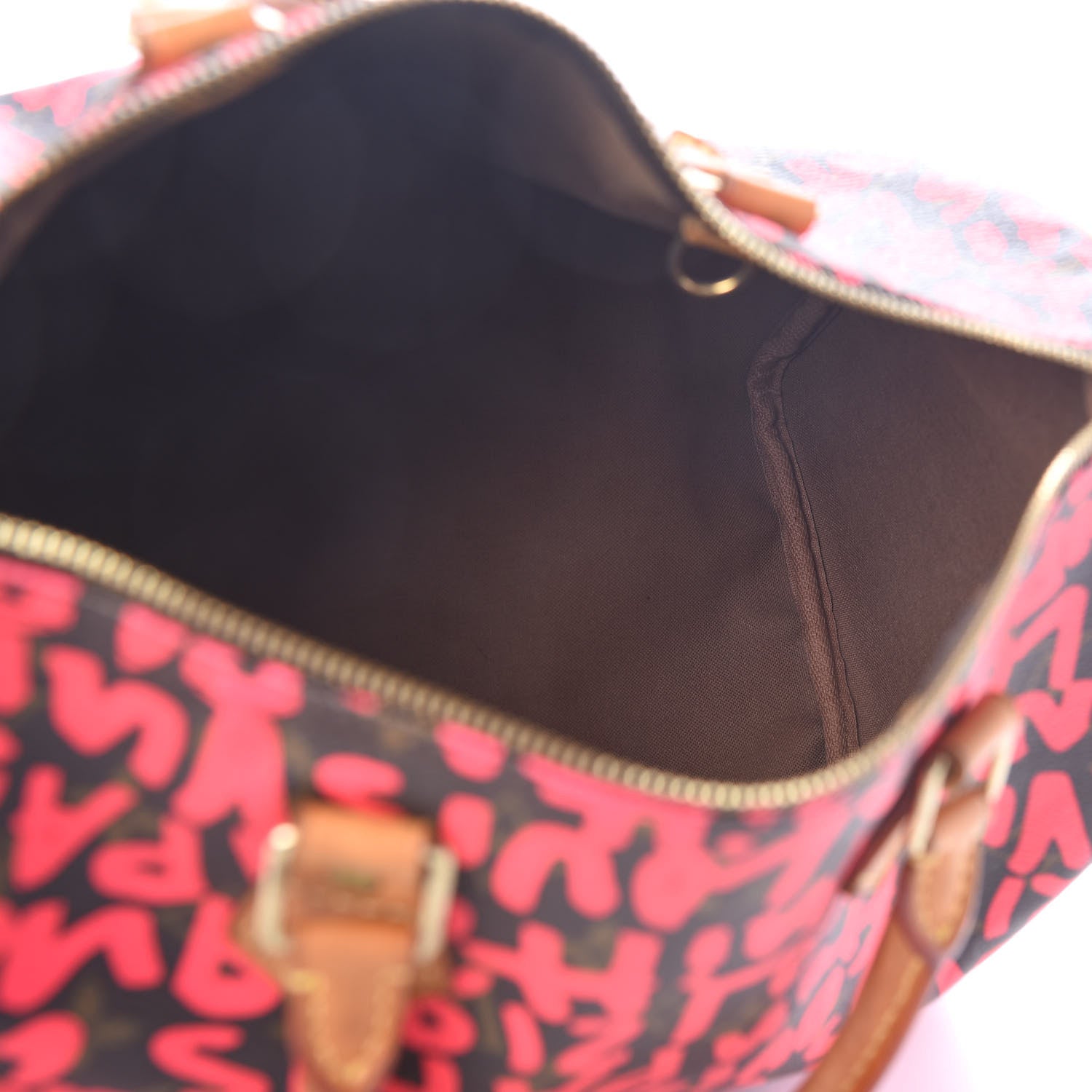 Louis Vuitton Monogram Graffiti Speedy 30 Fuchsia 5 of 9