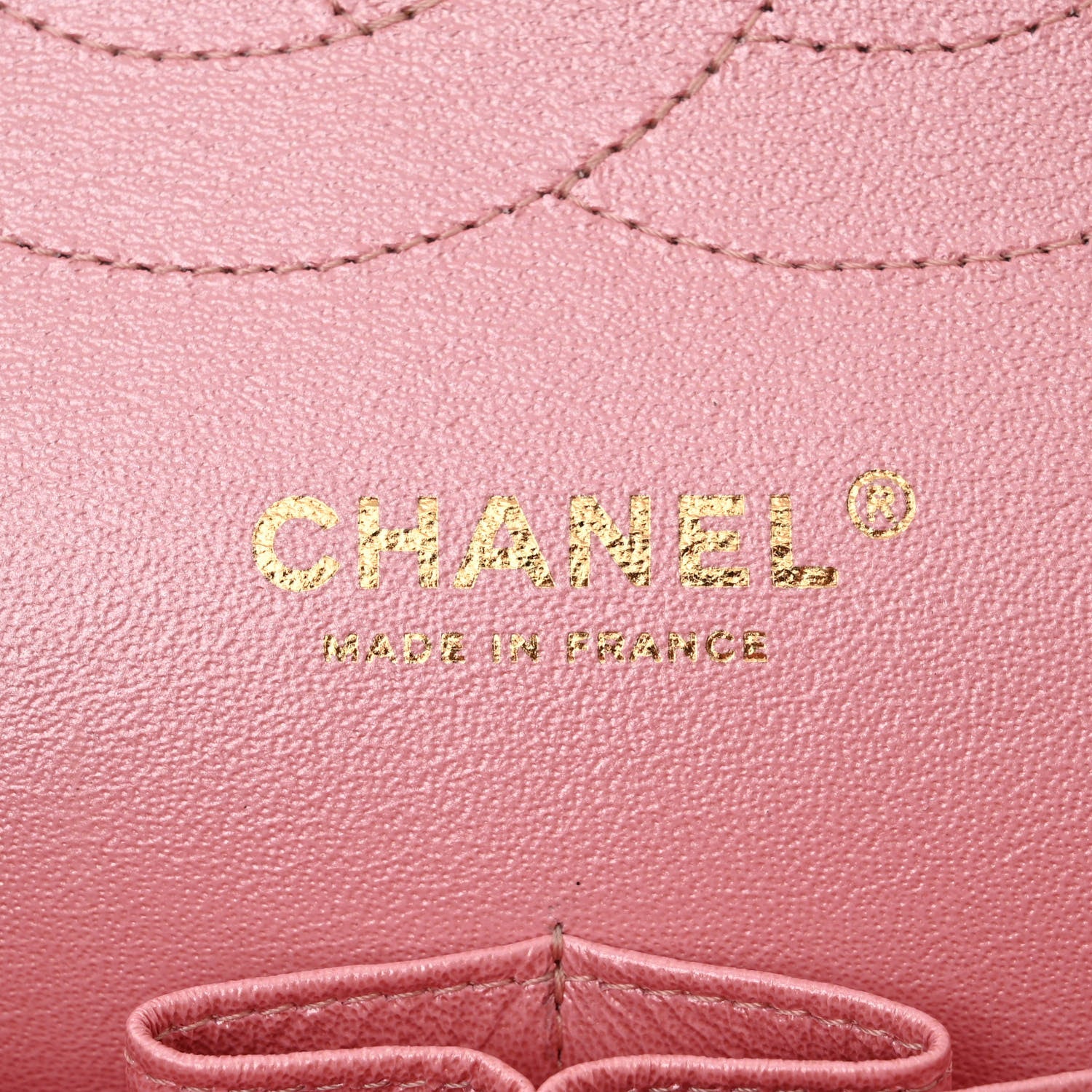 Chanel Iridescent Caviar Quilted Jumbo Double Flap Rose Pink 6 of 10