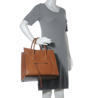 Celine Natural Calfskin Medium Phantom Luggage Tan 2 of 8