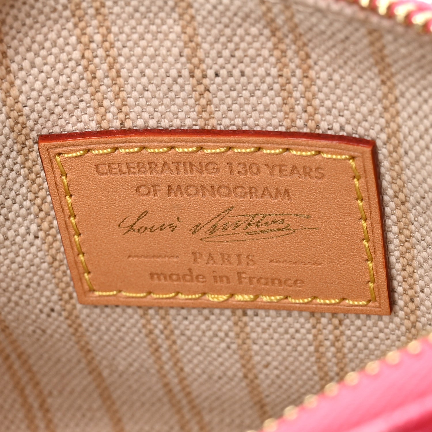 Louis Vuitton Monogram Origine Nano Speedy Bandouliere Rose Ruban 6 of 10