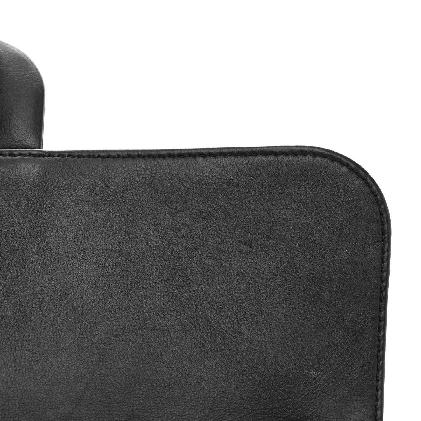 Patent Quilted Large Coco Shine Flap Black