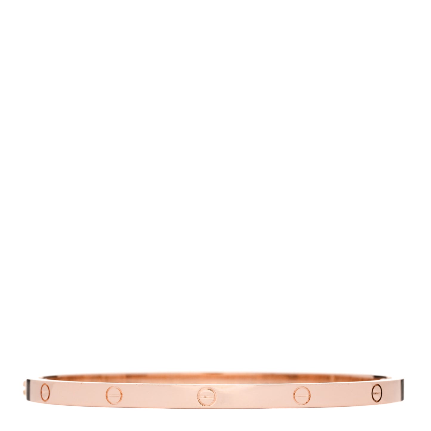 18K Pink Gold Small LOVE Bracelet 17