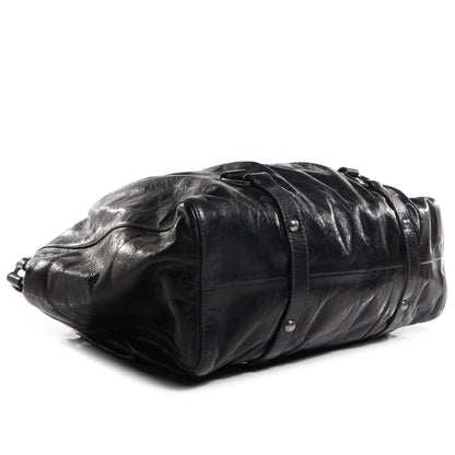 Miu Miu Leather Vitello Lux Gathered Tote Black 4 of 9