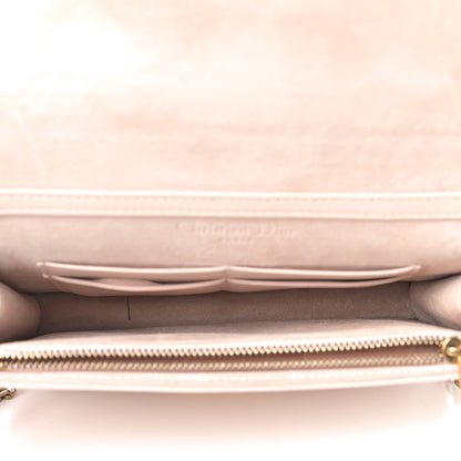 Christian Dior Lambskin Cannage Dioraddict Wallet on Chain Clutch Rose Poudre 5 of 8