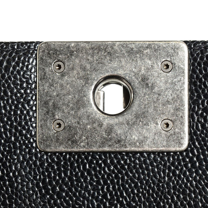 Chanel Caviar Quilted Medium Boy Flap Black 9 of 9