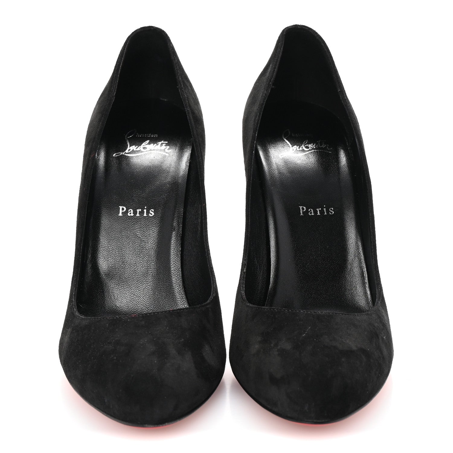 Christian Louboutin Veau Velours Dolly 100 Pumps 41 Black 3 of 9
